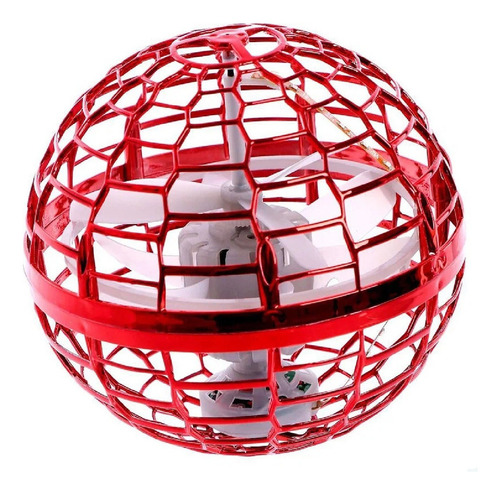 Pelota voladora Flynova Pro Magic Spinner LED 360°, varios colores rojos