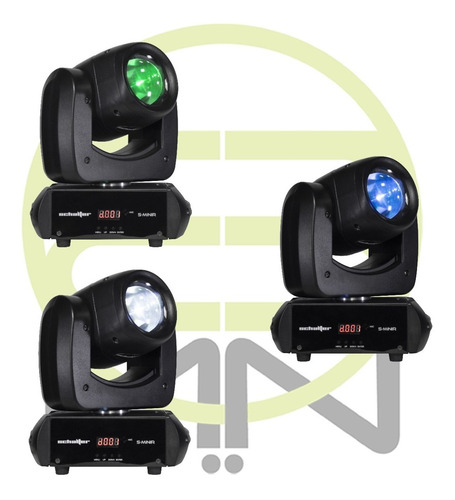 Cabeza Móvil Beam Con Gobos Y Prisma 100w Msi