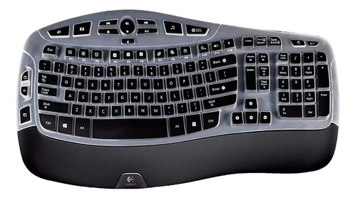 Logitech Funda Silicona Para Teclado Color Negro Impermeable