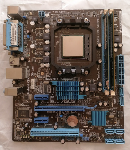 Placa Socket Am3+ Ddr3 M5a78l-m Lx Asus Fx/phenom/athlon (Usado)