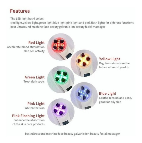 Depurador Facial De 3 Kits, Ems, Eliminación Del Acné