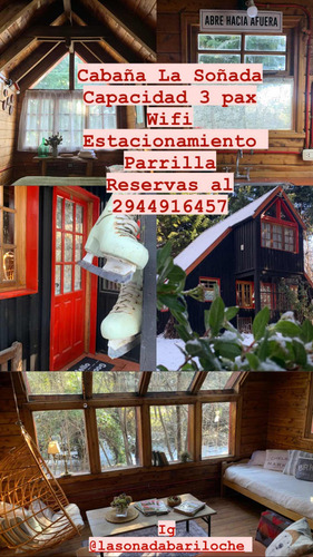 Cabaña Alquiler Turístico En Bariloche