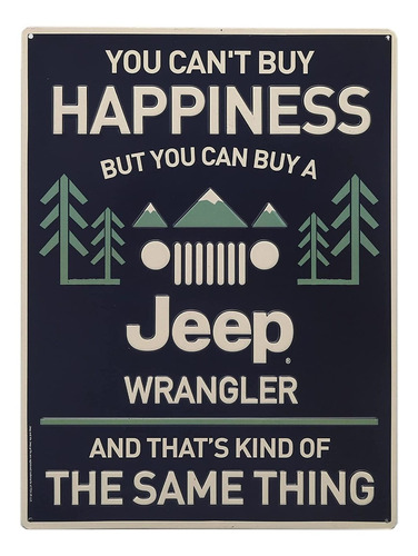 Cartel De L De Jeep Wrangler  No Puedes Comprar La Feli...