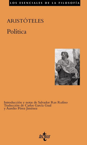 PolÃÂtica, de Aristóteles. Editorial Tecnos, tapa blanda en español