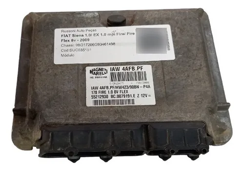 comprar Módulo Injeção Palio Siena 1.0 Fire Flex Cód Iaw4afbpf