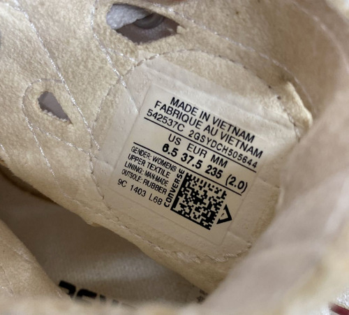 Tenis Bota Converse 23.5cm Original Esslen73 (Usado)