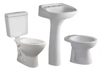 Comprar Juego De Sanitarios Baño Inodoro Mochila Pringles Lavatorio