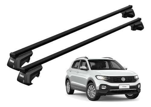 Rack Bagageiro Teto Thule Vw T-cross Tcross 2019 Em Diante