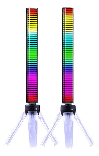 Luz Rgb Pick Up De Control De Sonido Colorida Luz Ambiental