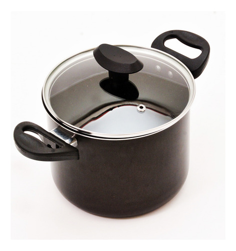 Caldeirão 16 Alumínio Antiaderente Cozillar 2.49l Cor Preto