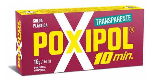 Pegamento Poxipol 10 Min Transparente 14ml
