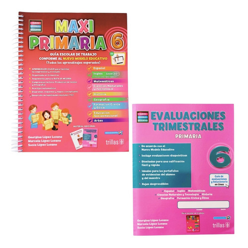 Maxi Primaria 6 / Con Guía De Evaluaciones Y Solucionario