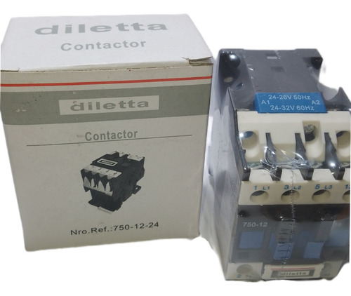 Contactor Diletta 12 Amp 24v Para Aire Acondicionado