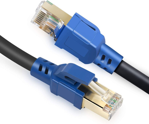 Cable Ethernet Cat 8 De 50 Pies, Cable Lan Rj45 Sstp De...