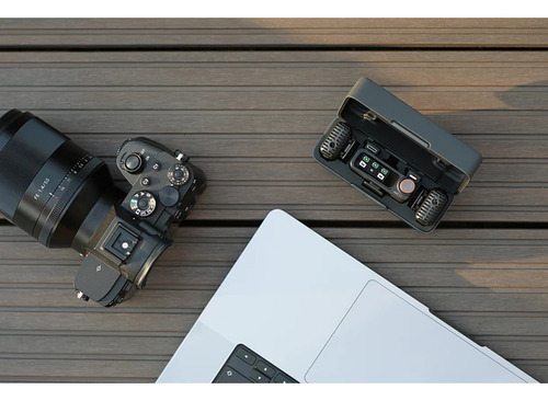 Micrófono Dual Inalámbrico Dji Mic 2 Con Case De Carga