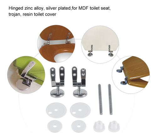 Bisagra De Asiento De Inodoro Antioxidante Para Baño Para