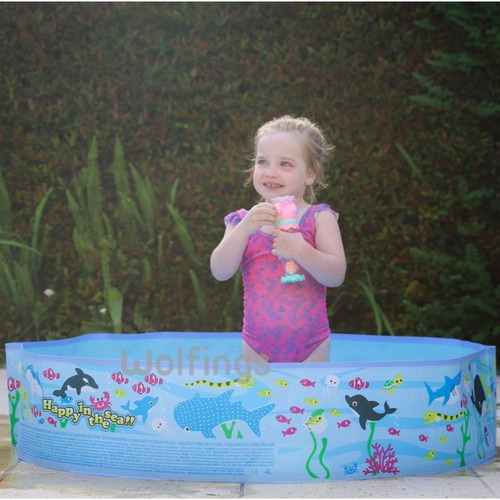 Imagen 8 de 8 de Pileta Rigida Infantil Redonda 120x25 Cm Para Niños Y Bebes