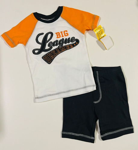 Pijama Carters Algodón 2 Piezas Talle 2 Niño