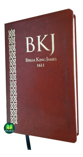 Biblia Slim King James Fiel 1611 Ultra Fina Capa Marrom Luxo