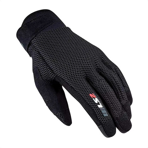 Guantes Moto Con Protecciones Ls2 Cool Negros Mujer Lady Um