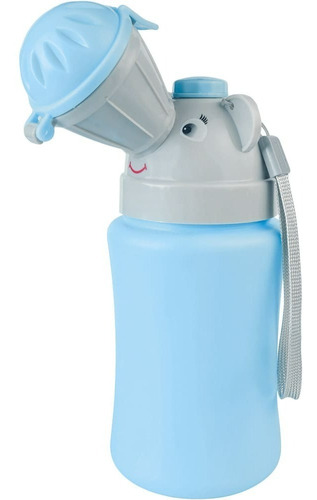 Mictório Portátil Infantil Com Tampa 350ml 18m+ Buba ® Azul