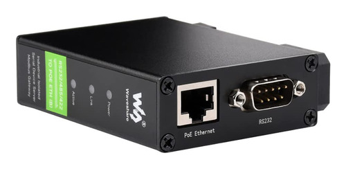 Ethernet Eth Funcion Poe Servidor Serie Montaje Riel Tcp Ip