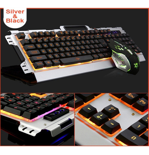 Combo Teclado Gamer + Mouse Gamer Retroiluminado K33