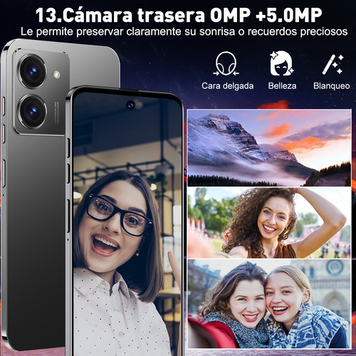 Smartphone Zhengang Dual Sim 128 Gb Negro 6 Gb RAM Doble Camara 13 MP 6000 Mah