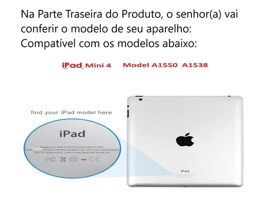 Imagem 5 de 5 de Capa Survivor iPad Mini 4 Anti Impacto A1538 A1550