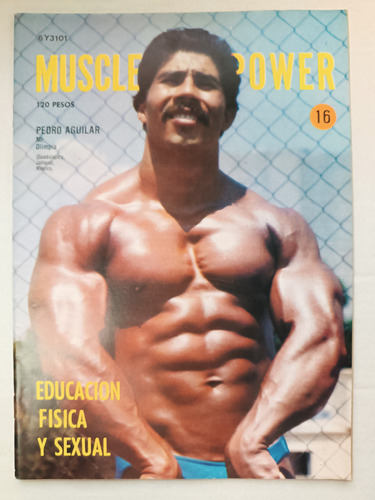 Revista Muscle Power # 16 Pedro Aguilar Mr.olimpia