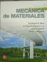 Comprar Mecánica De Materiales 6ta Ed \u002F Beer, Johnston, Johnston...