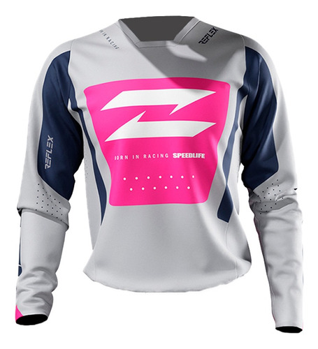 Oferta Jersey Reflex Gris Mx - Radikal - Motocross / Atv