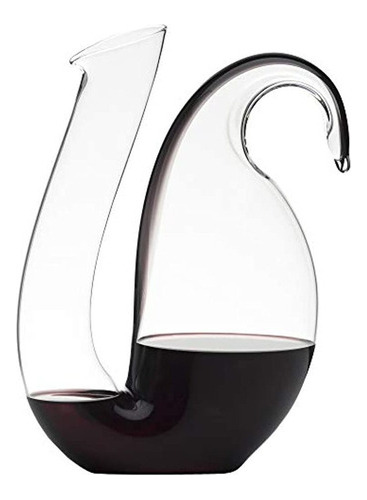 Riedel Ayam Decanter Clear Con Acento Negro