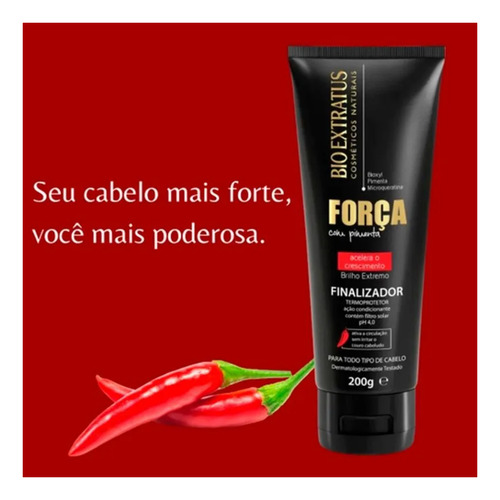 Kit Fortalecimento Capilar Loção Efinalizador - Bio Extratus