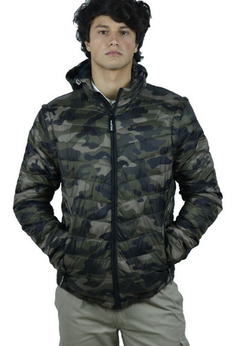 Campera Camuflada Inflada Chaleco Táctica Hombres Textilshop