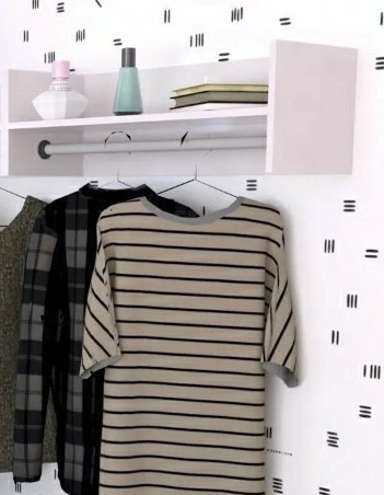 Imagen 2 de 2 de Closet, Aéreo Closet, Armario, Closet Flotante, M: 90 Cm