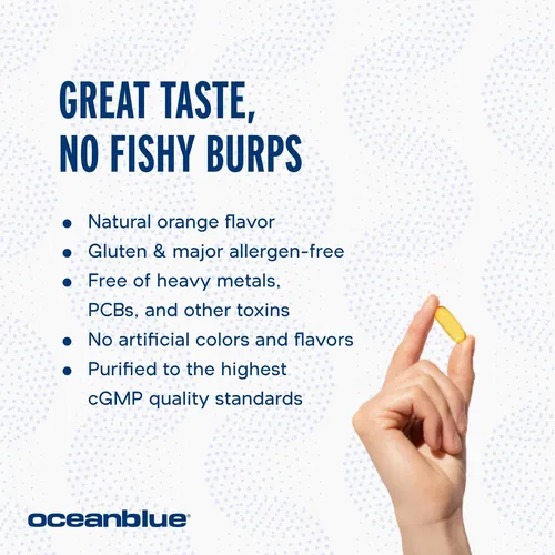 Suplemento De Aceite De Pescado Oceanblue Omega-3 2100 60 Cá