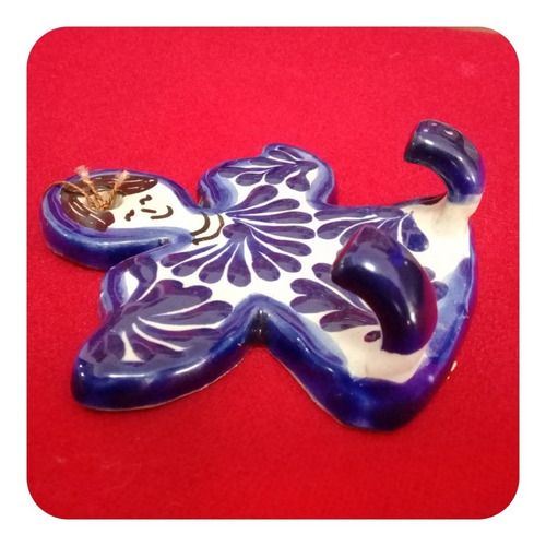Imagen 4 de 4 de 40 Porta Llaves De Talavera Poblana Personalizable Prl