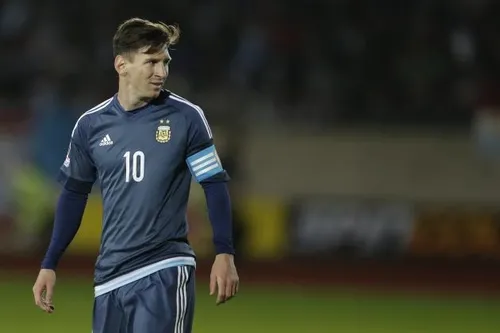 Camiseta Argentina Copa América 2015 Messi #10 Barcelona M (Usado)