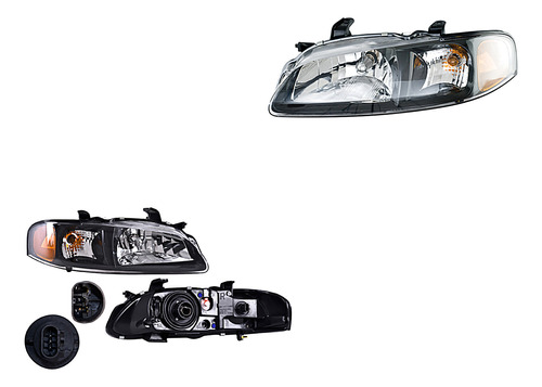 Faros Ns Sentra 2001-2003 Depo, 2 Piezas