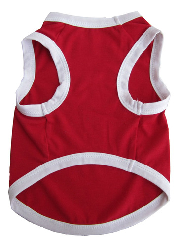 Iconic Pet Pretty Pet Tank Parte Superior, Xs, Rojo