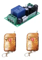 Comprar Kit Receptor Inalambrico 1 Canal 433mhz 2 Controles Remotos