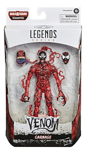 Figura Carnage 6 Pulgadas Baf Venompool Marvel Legends Venom