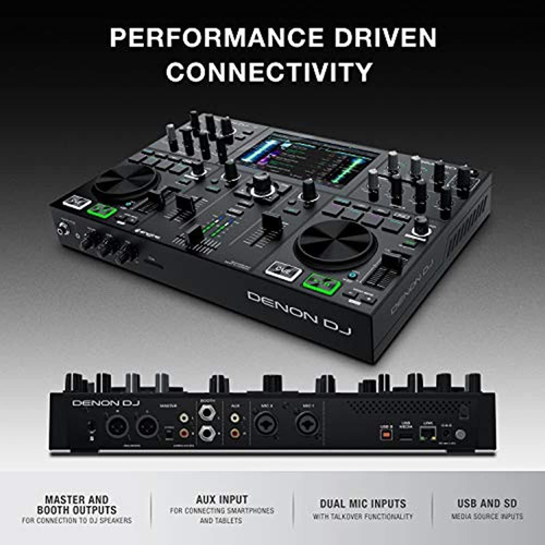 Imagen 4 de 6 de Denon Dj Prime Go Portátil 2 Canales Enlace Wifi Táctil