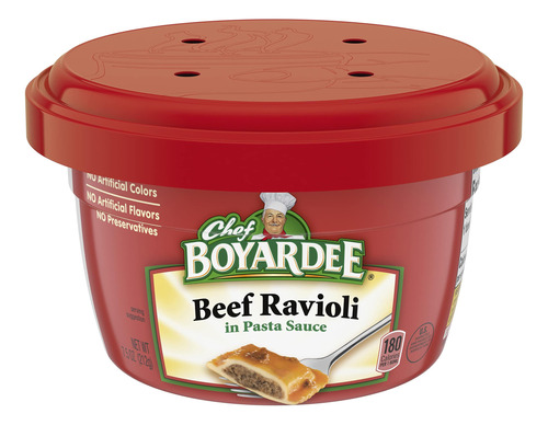 Chef Boyardee - Ravioles Con Salsa De Tomate Y Carne De 7.5