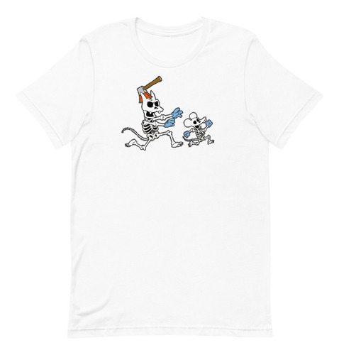 Playera Los Simpsons Esqueletos Tom Y Daly. Itchy Scratchy