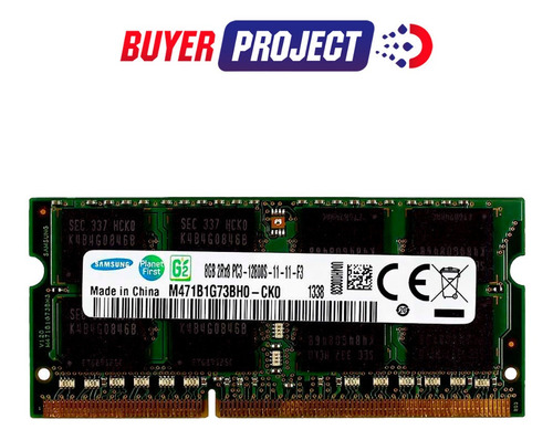 Memoria Ram Samsung 8gb Ddr3 Pc3-12800 1600mhz Sodimm Laptop