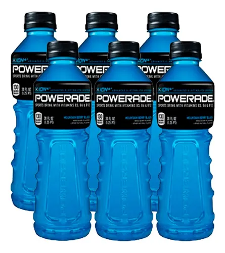Powerade Blue Bebida Isotónica 500ml Pack X6 Unidades