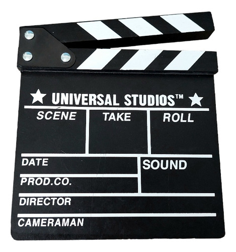 Claqueta De Cine Y Tv De Universal Studios