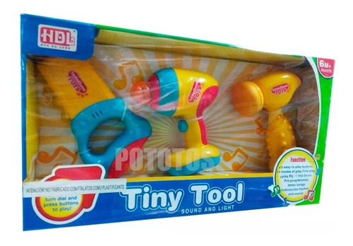 Set Herramientas Con Luz Sonido - Tiny Tool